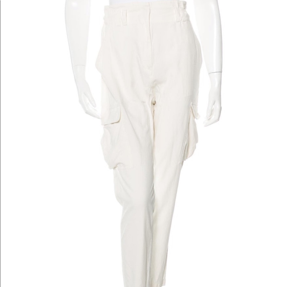 NEW WITH TAGS !BLACK! DROP CROTCH SILK CARGO PANTS A.L.C.
